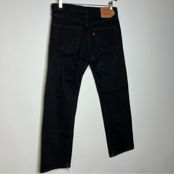 Levi’s black 501 jeans red tab size 33 x 32 - Picture 7 of 8